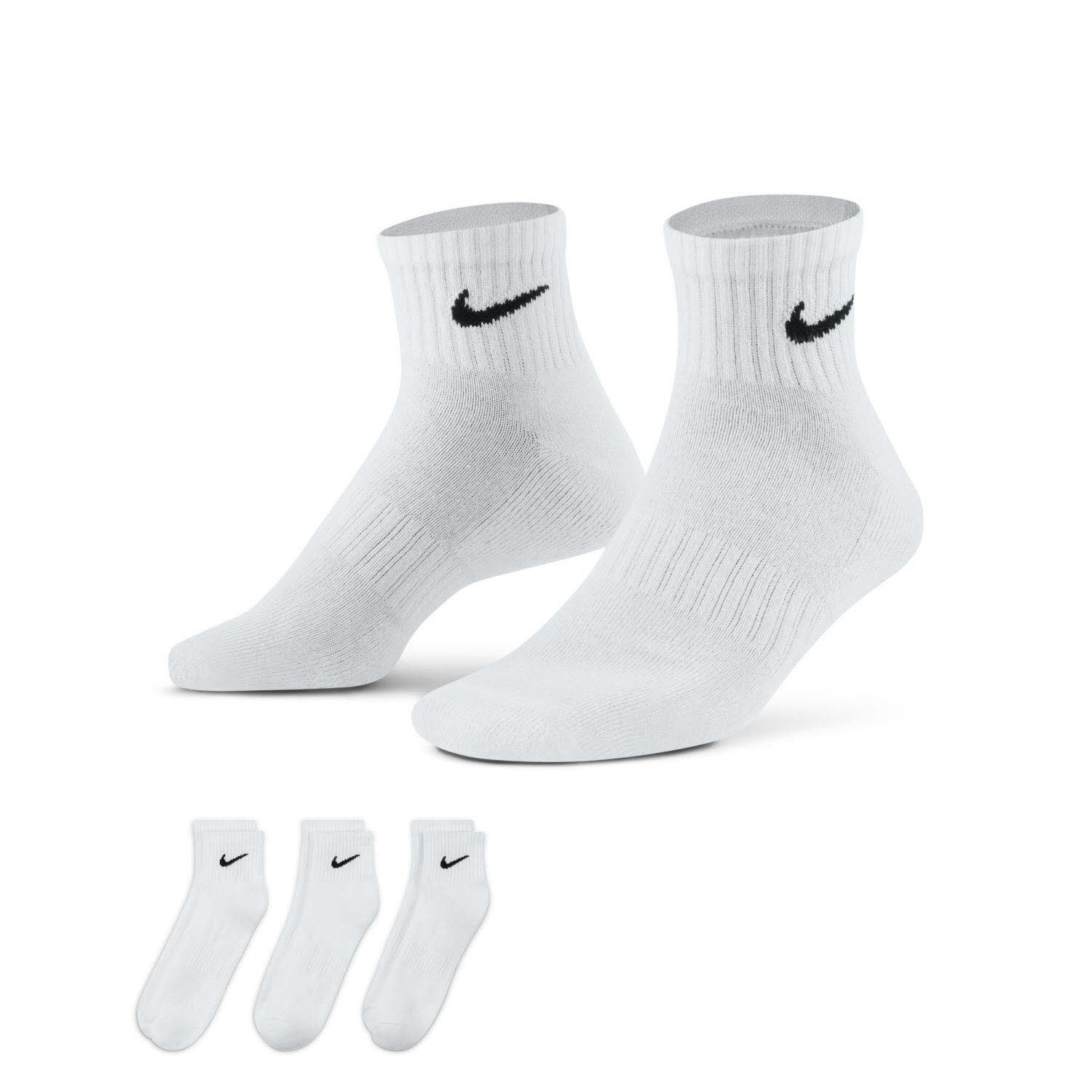 Nike Everyday Cushioned Trainings-Knöchelsocken (3 Paar)