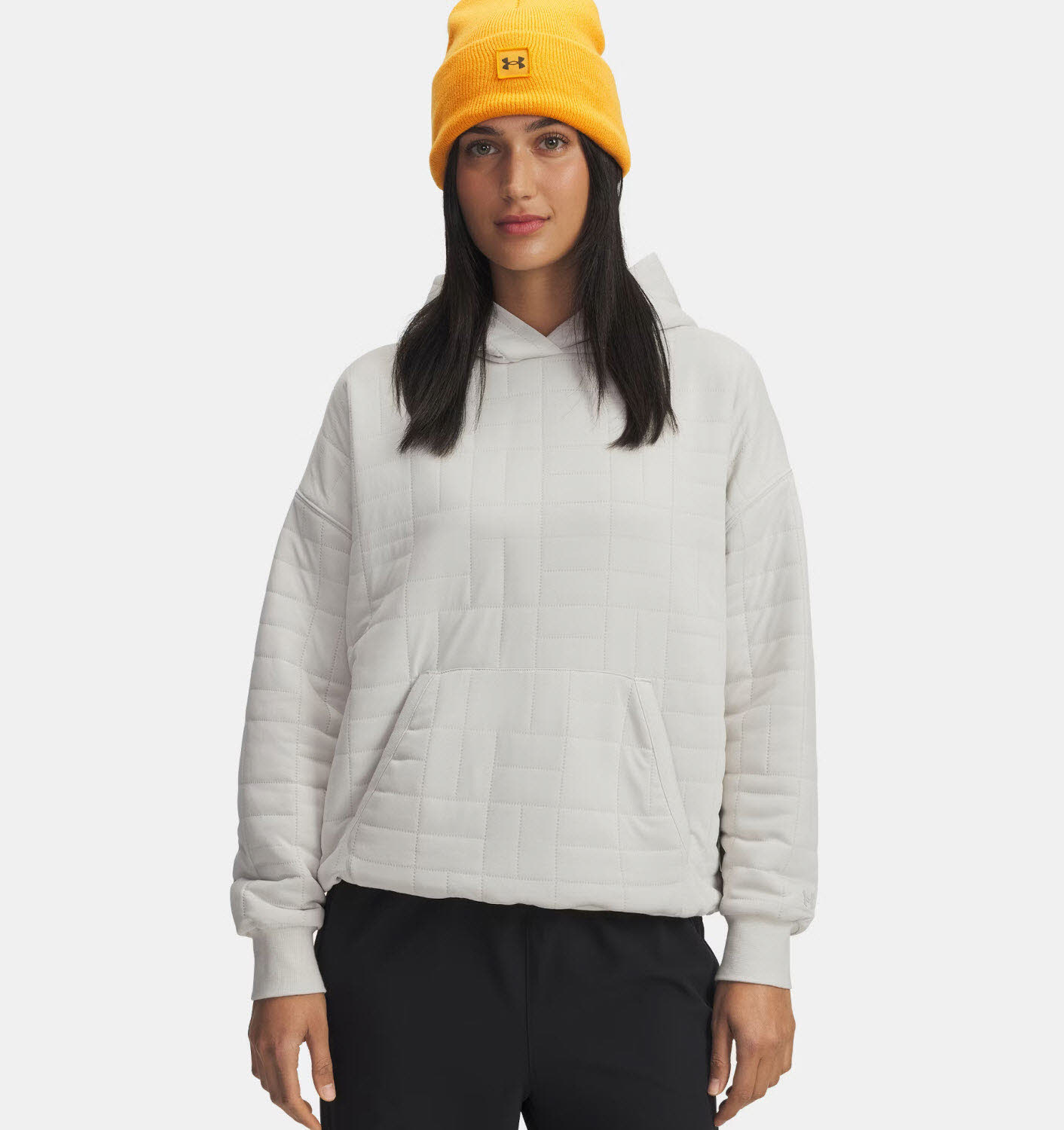 Under Armour Strukturiertes UA Unstoppable Fleece Hoodie für Damen