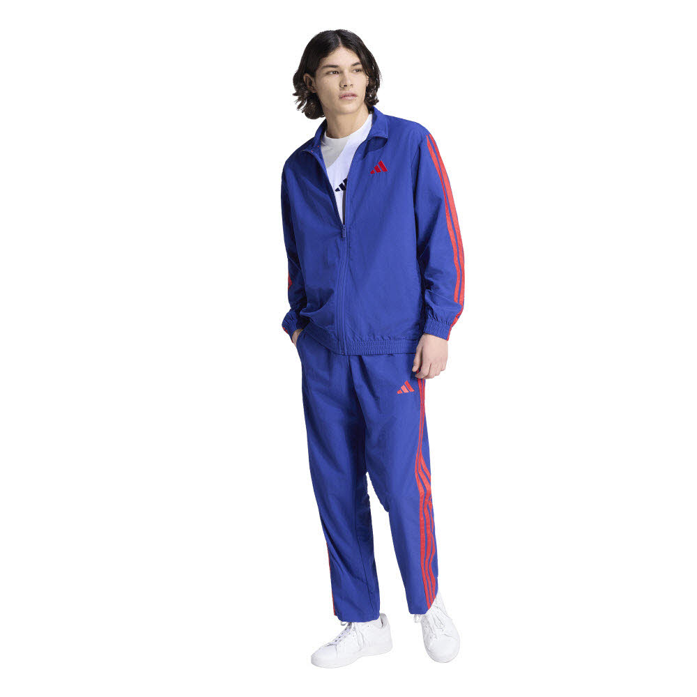 Adidas ESSENTIALS TRACK TOP, 3-STREIFEN, GEWEBT