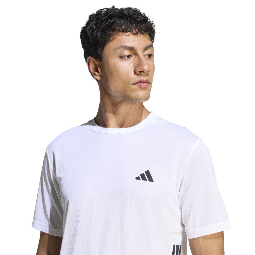 Adidas WORKOUT ESSENTIALS BASE 3-STREIFEN T-SHIRT Herren