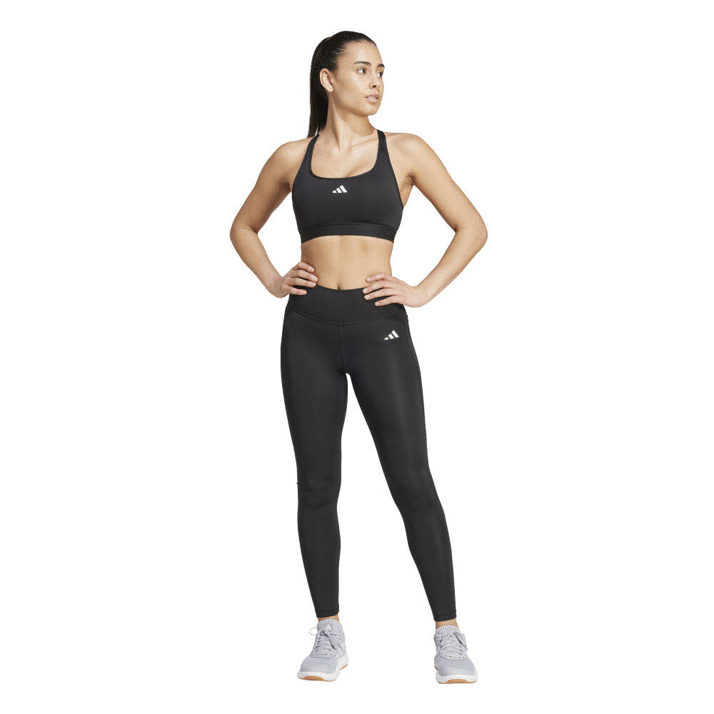 Adidas Optimé Essentials Stash Pocket Leggings, komplette Länge Damen