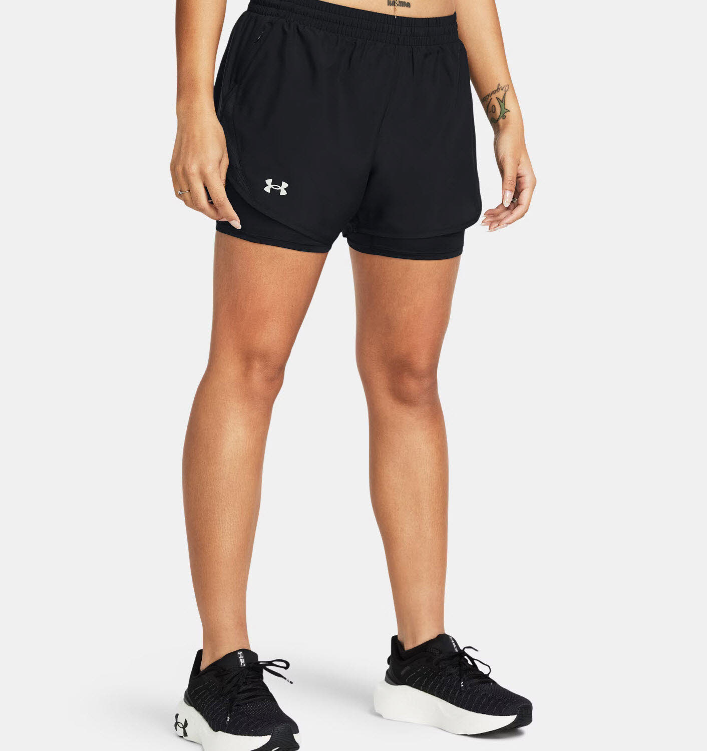 Under Armour UA Fly By 2-in-1-Shorts für Damen