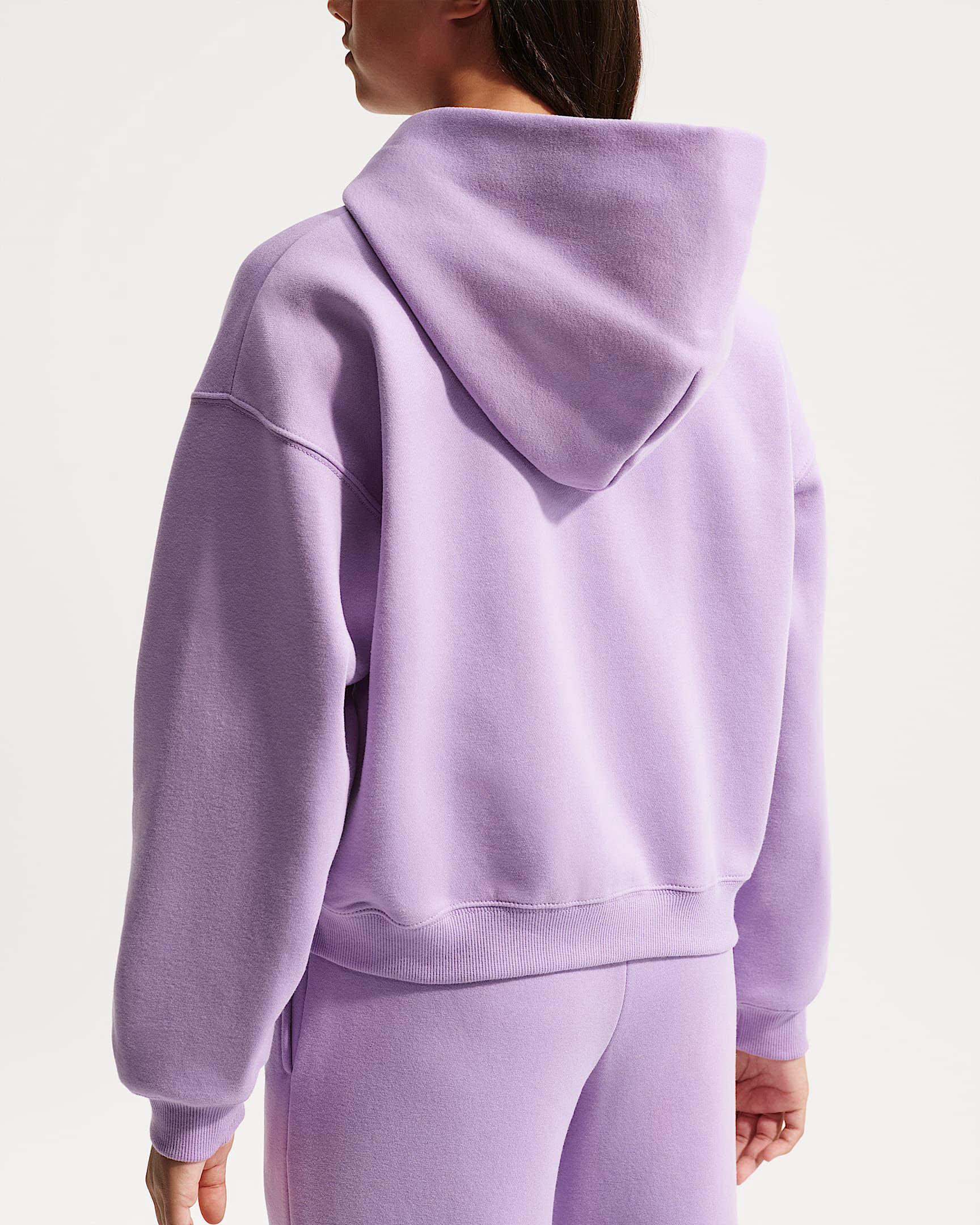 Nike Sportswear Studio Fleece Oversize-Kapuzenjacke für ältere Kinder (Mädchen)