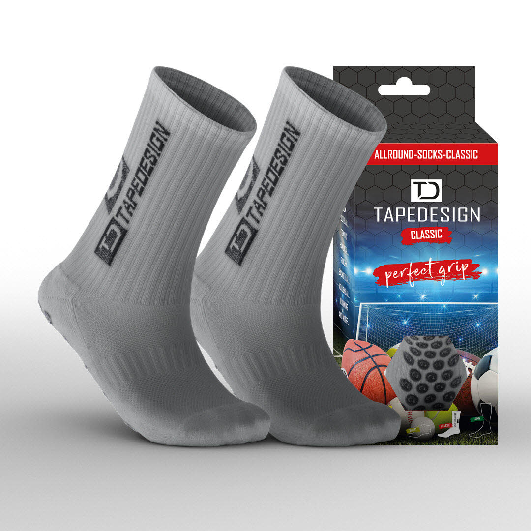 Tapedesign Allround Socks Classic Grau