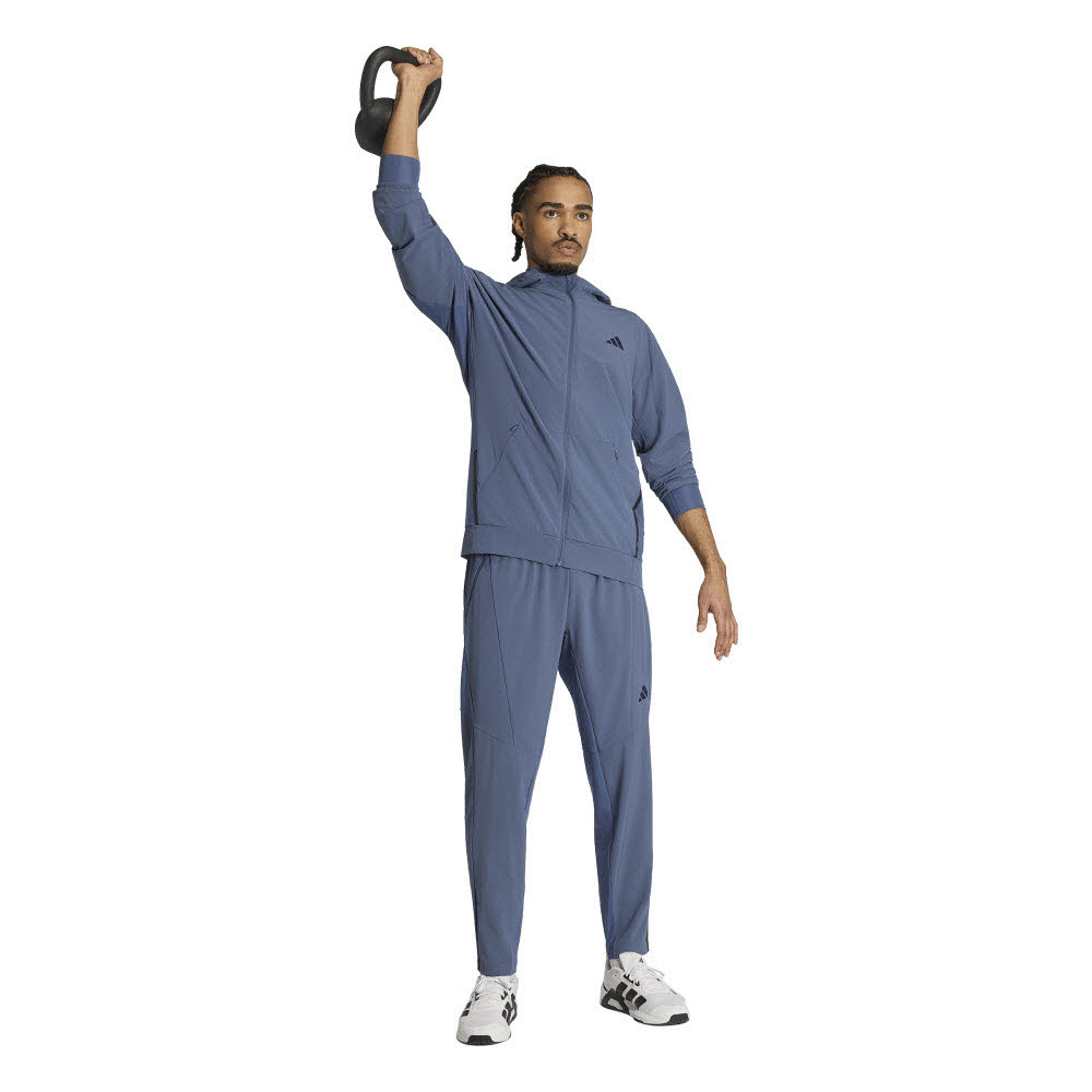Adidas D4T WORKOUT-HOODIE MIT DURCHGEHENDEM REISSVERSCHLUSS