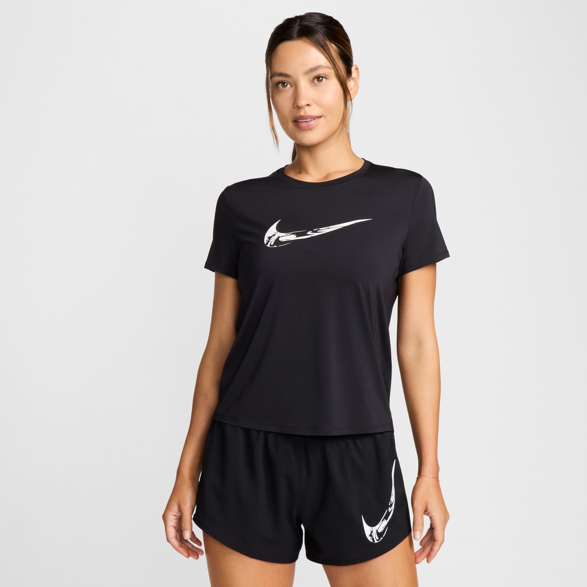 Nike One Nike Dri-FIT Kurzarm-Laufoberteil mit Grafik (Damen)