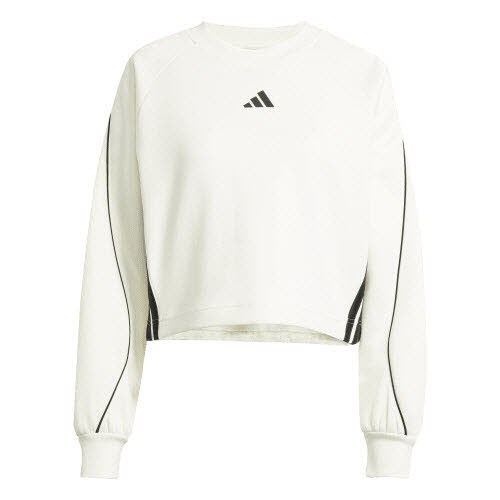 Adidas Stadium 3-Streifen Sweatshirt mit Rundhalsausschnitt Damen