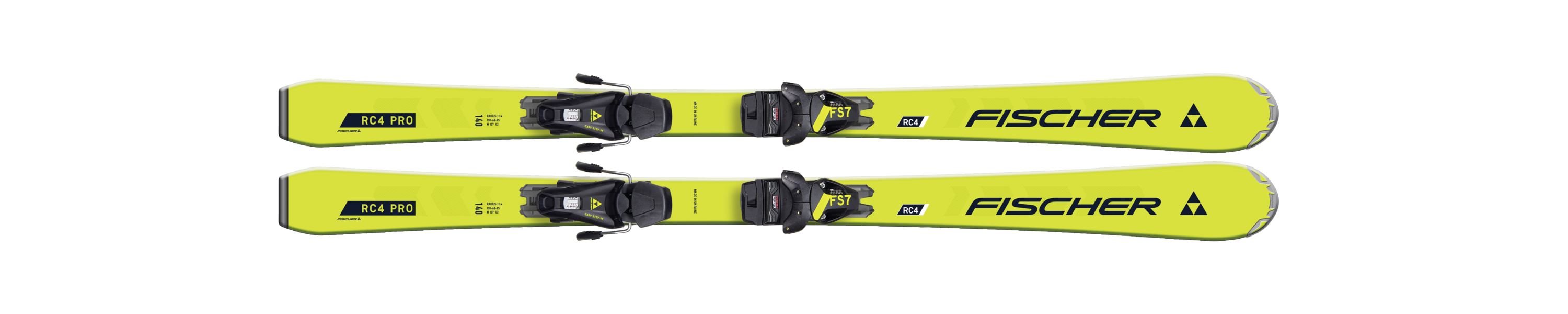 Fischer RC4 PRO JRS + FS 7 CA JRS Kinder Ski