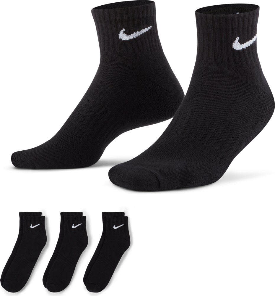 Nike Everyday Cushioned Trainings-Knöchelsocken (3 Paar)