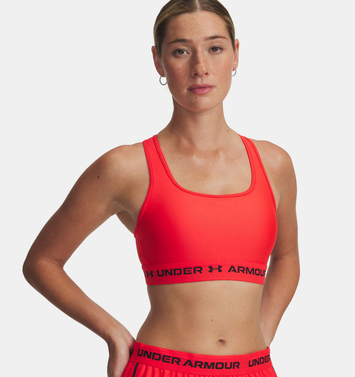 Under Armour® Mid CrossbackSport-BH für Damen