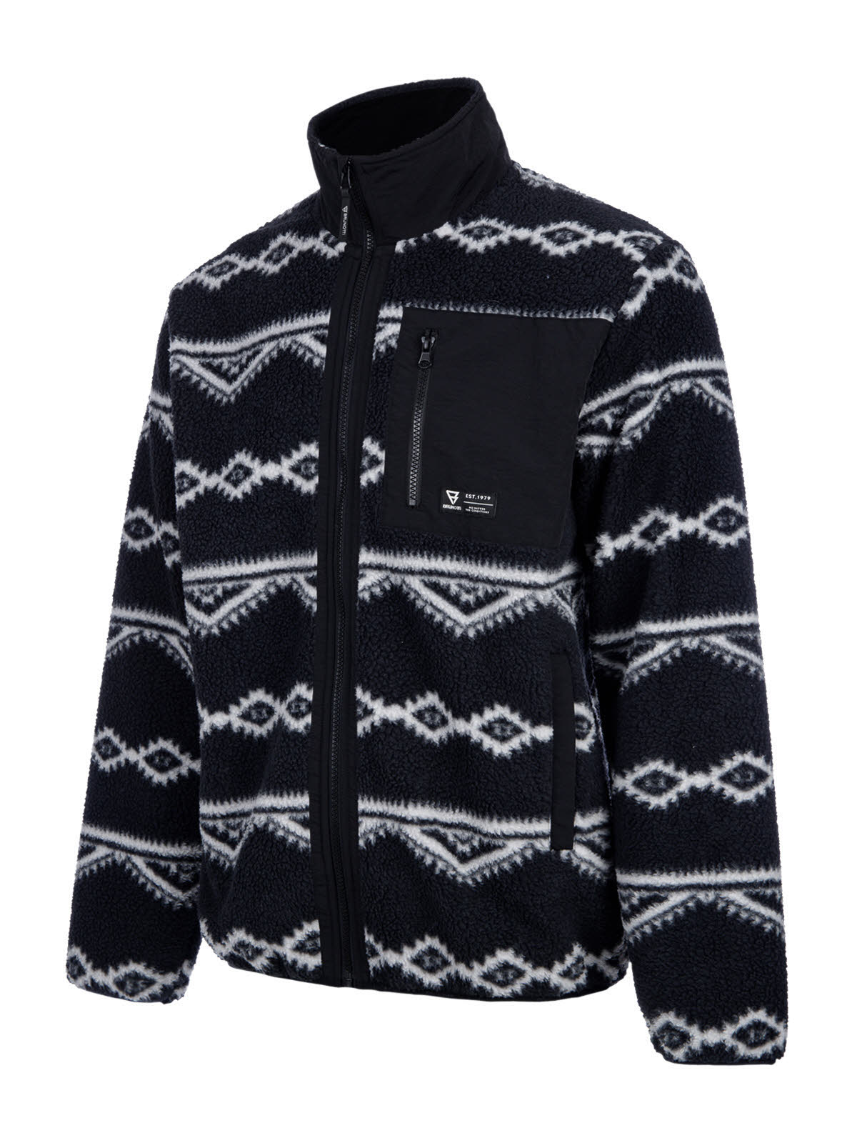 Kevio-Zip Men Urban Fleece