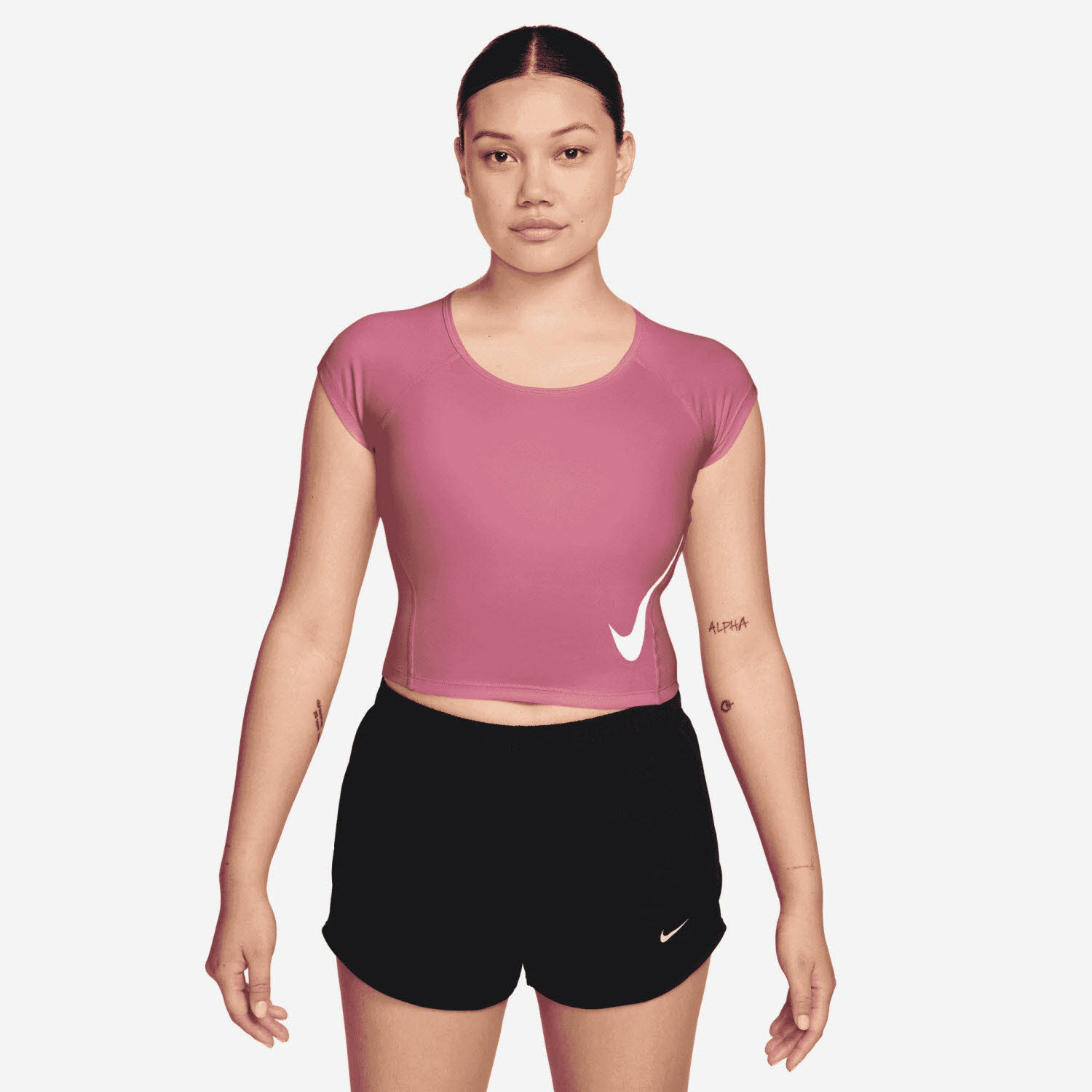 Nike TEMPO SWOOSH RUN Damen Shirt