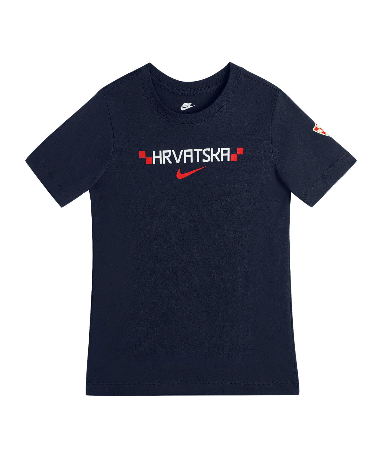 Nike HNS Kroatien Graphic T-Shirt Blau F451 Kinder