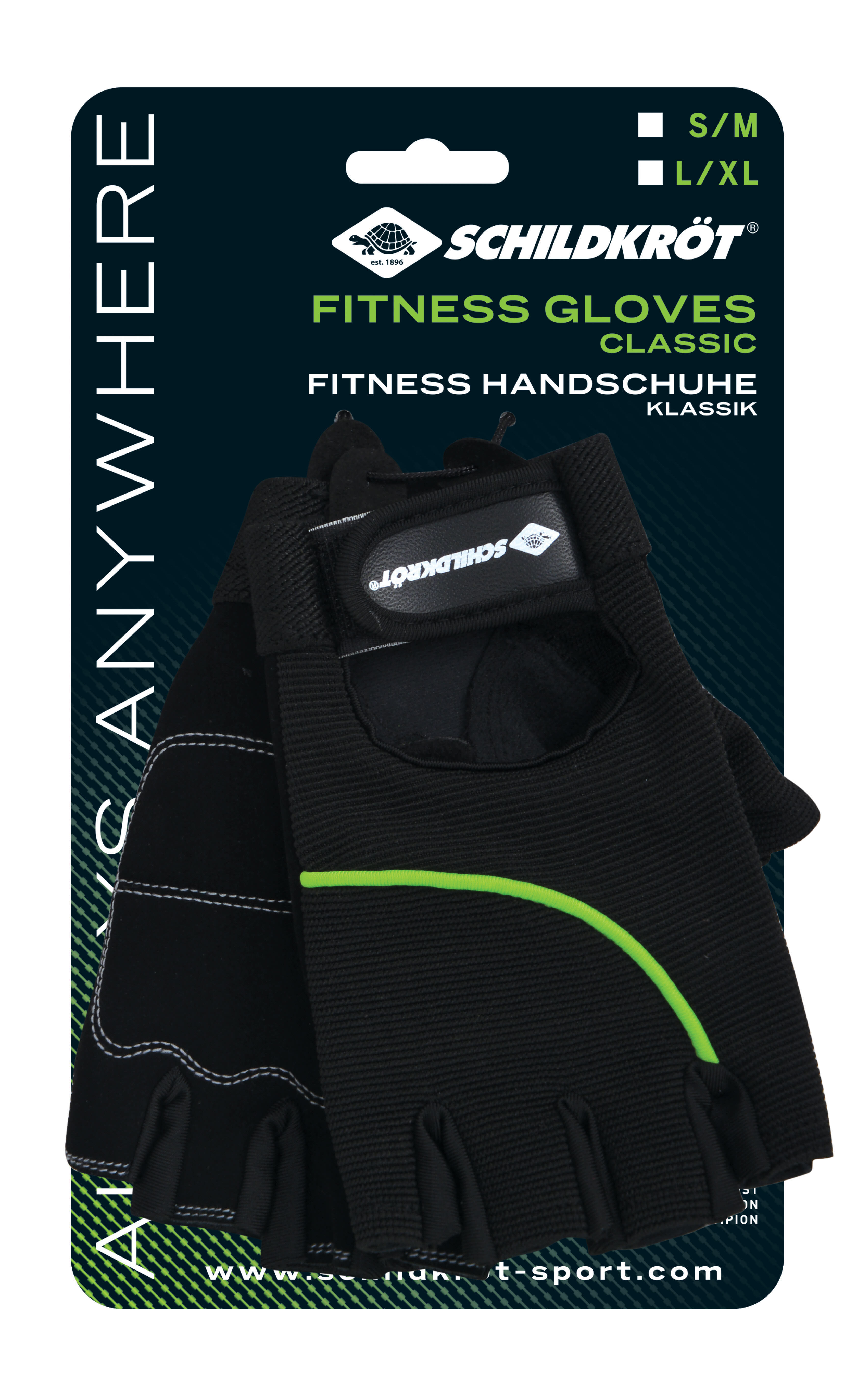 Schildkröt Fitness-Handschuhe "Classic", Größe S-M