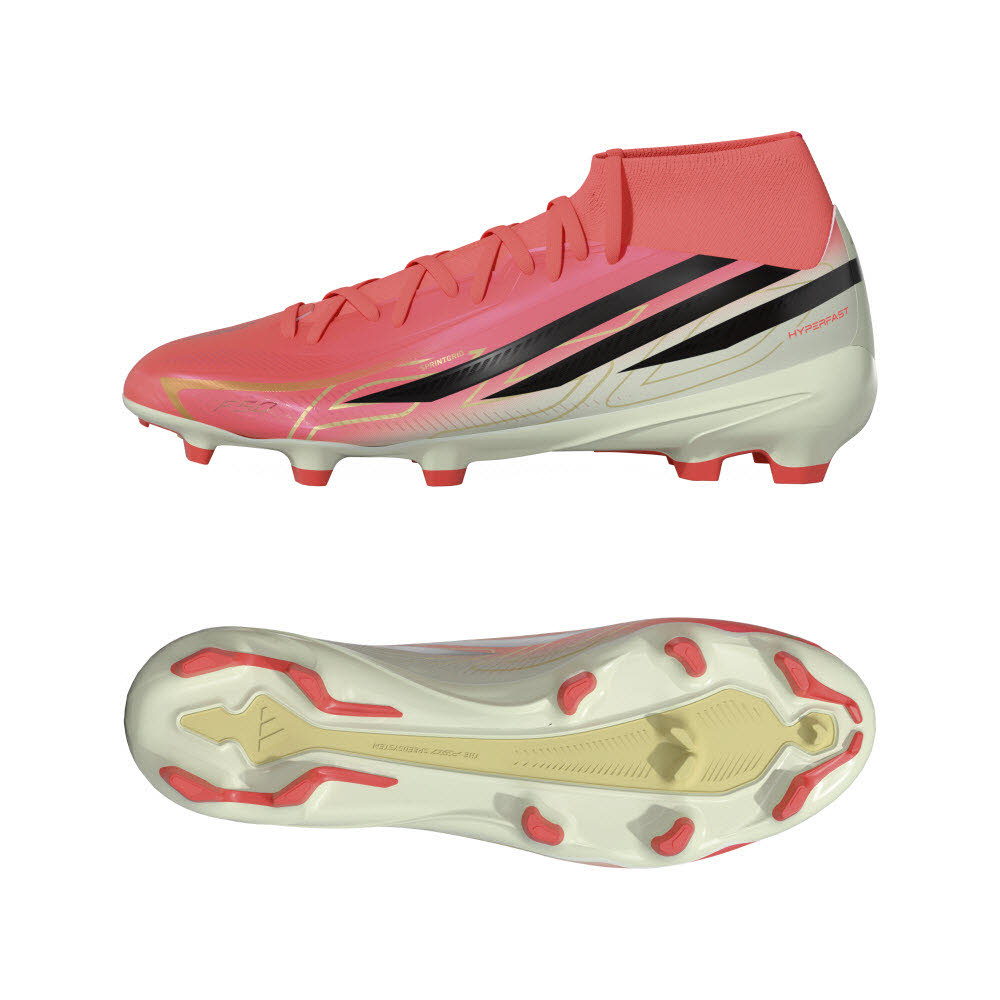 Adidas F50 HYPERFAST LEAGUE Fußballschuh, mittelhoch, feste Böden