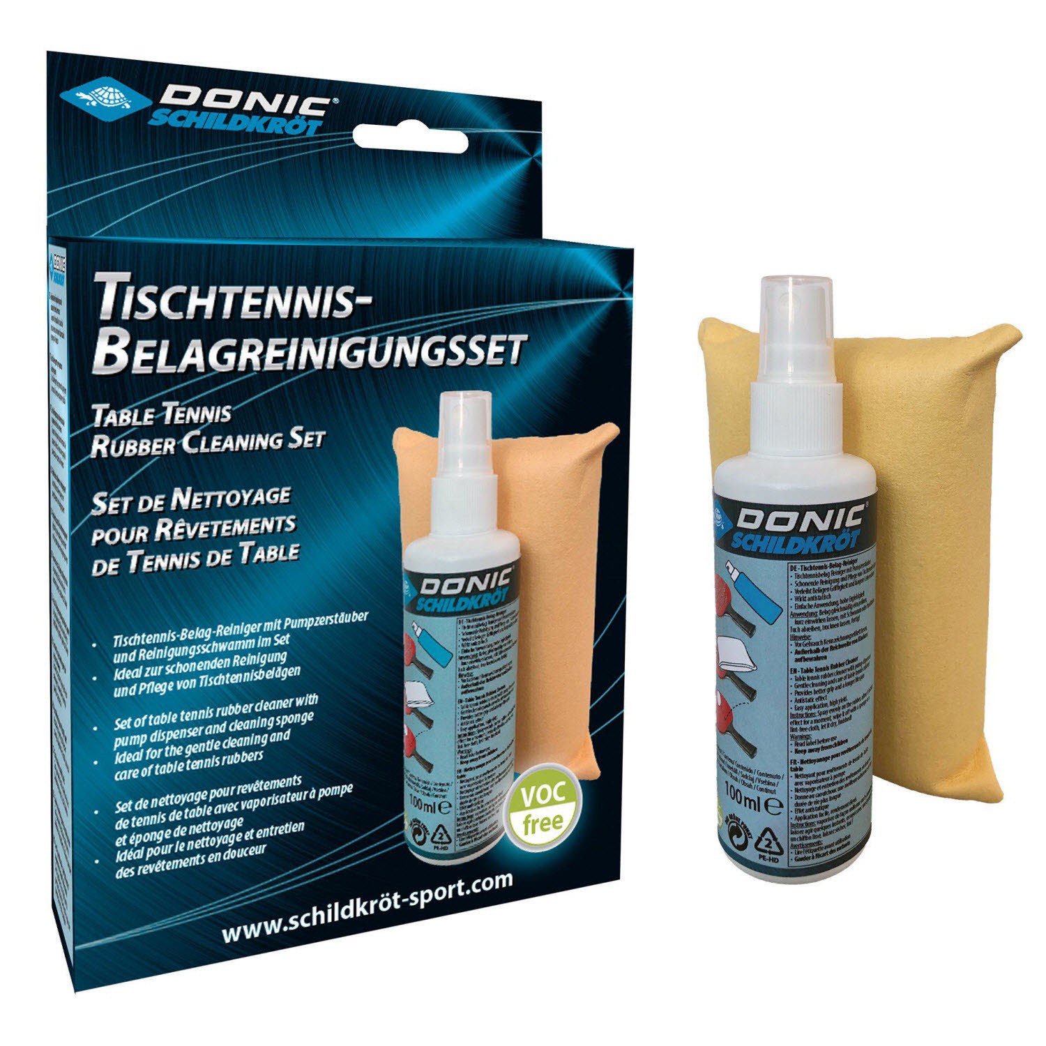 Donic-Schildkröt Tischtennis Reinigungsset