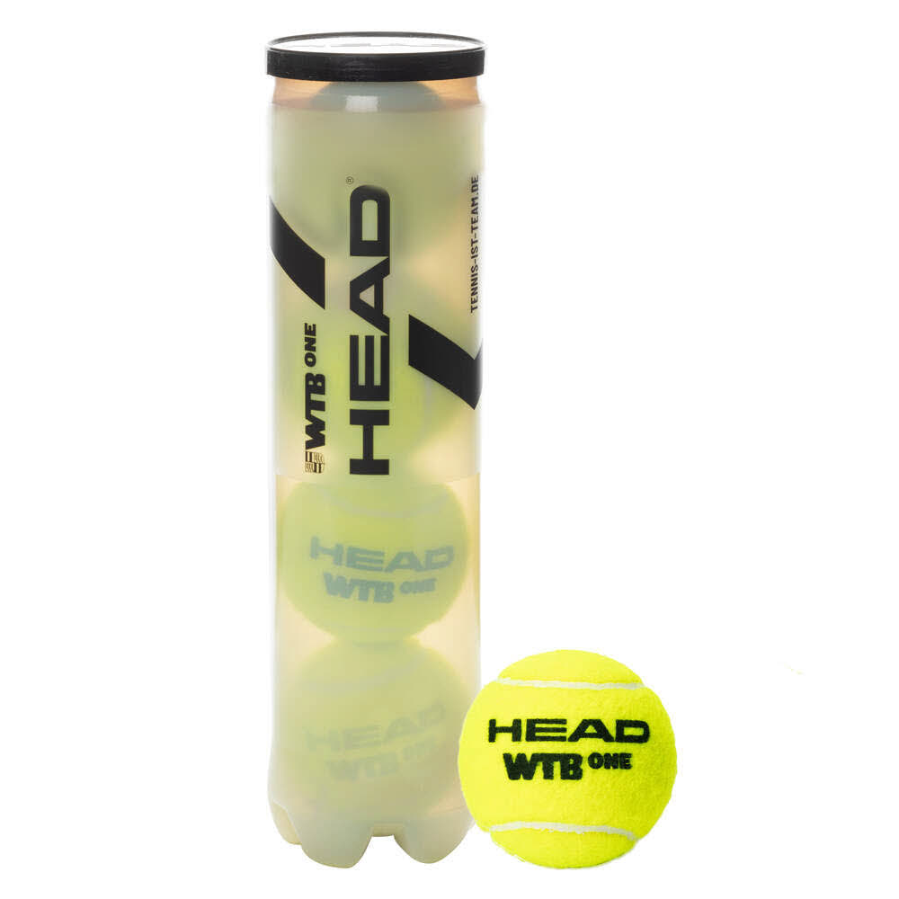 HEAD WTB ONE Einzeldose mit 4 Tennisbällen