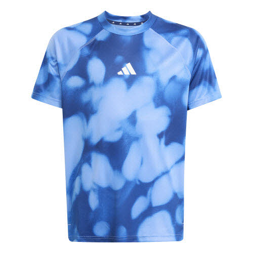 Adidas Trainings-T-Shirt mit Allover-Grafik Kinder