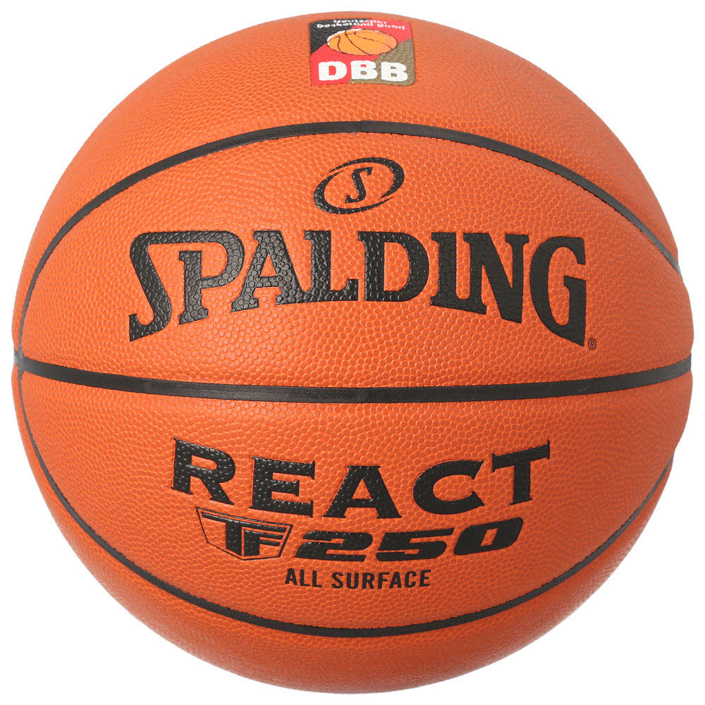 Spalding DBB React TF-250 Composite Indoor/Outdoor Size 7 Basketball Bild 1 Spalding DBB React TF-250 Composite Indoor/Outdoor Size 7 Basketball