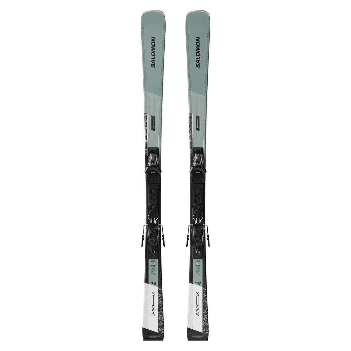 Salomon Herren All-Mountain Ski He/Uni E S/MAX 8 + M11 GW L80 Wro 160cm