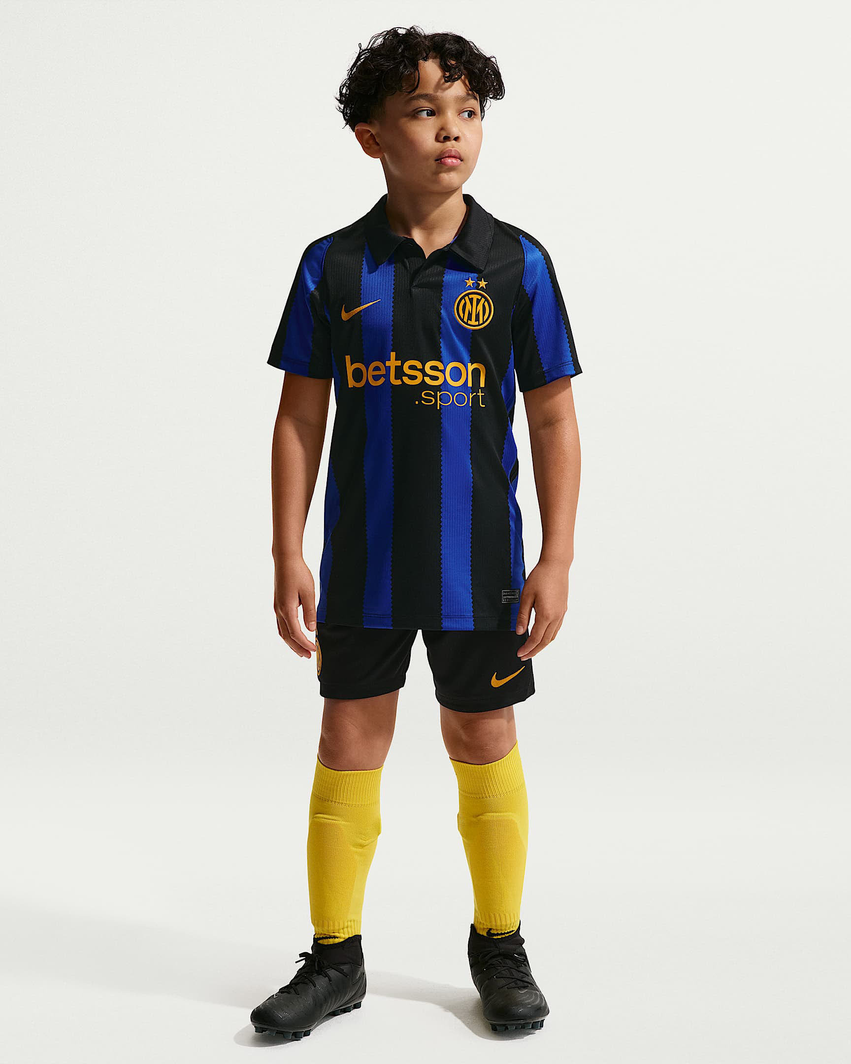 Inter Mailand 2026/27 Stadium Home Nike Dri-FIT Replika-Fußballtrikot (ältere Kinder)