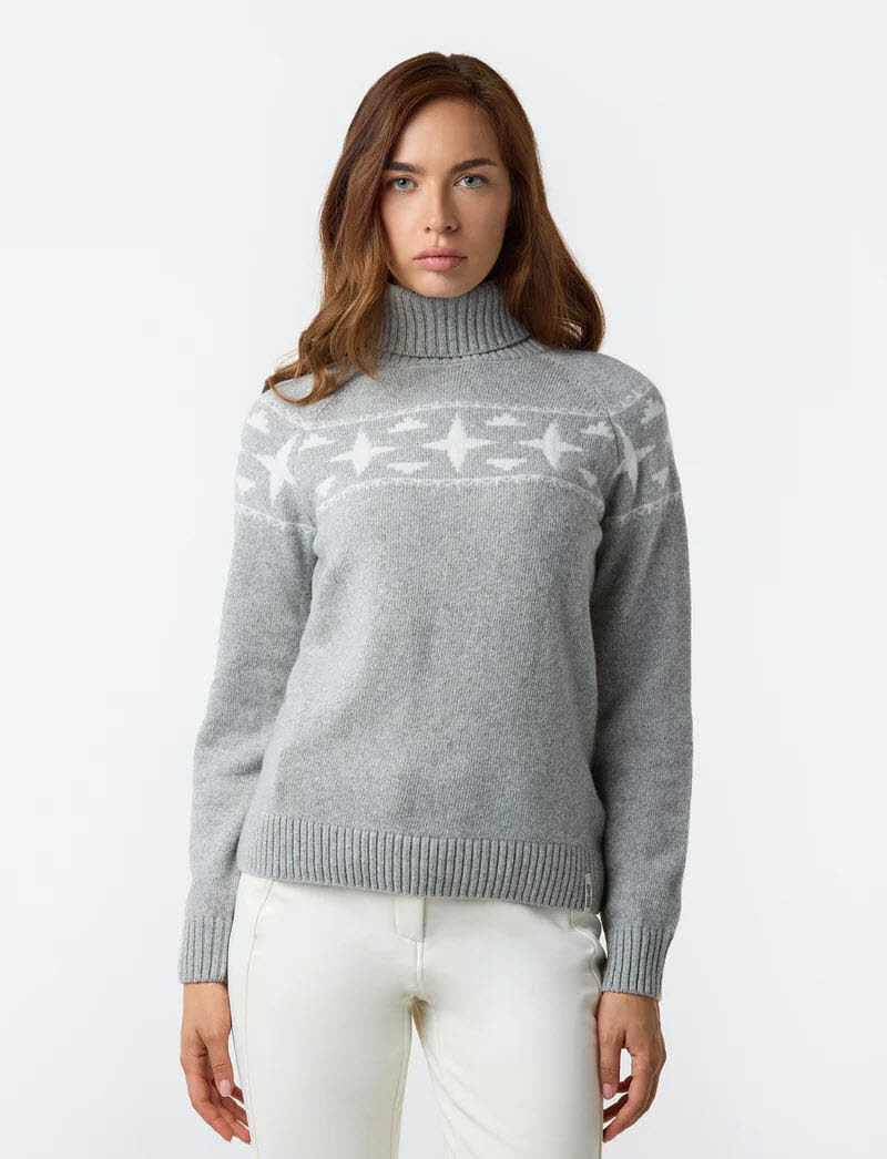 8848 Altitude Sage Wollrollkragenpullover