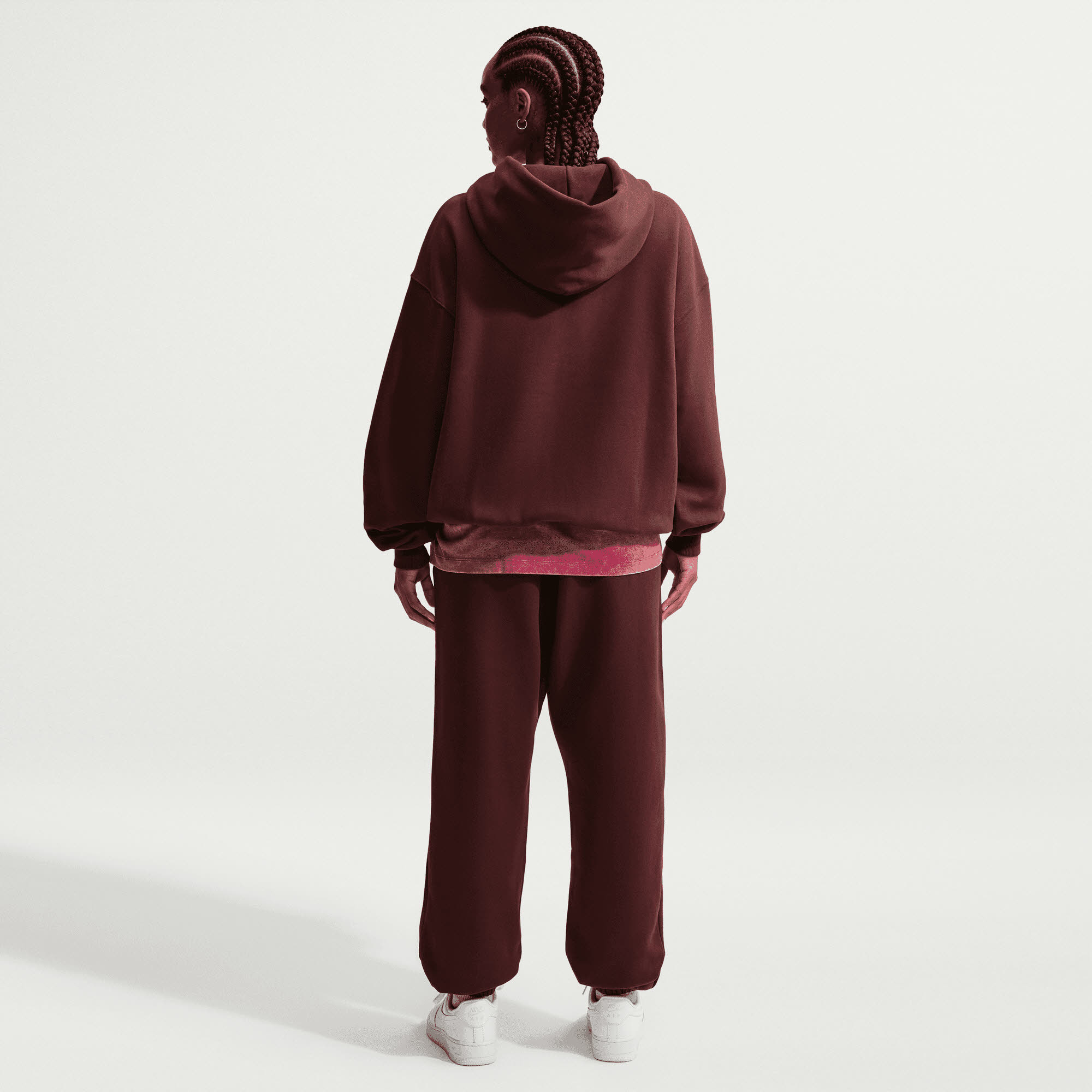 Nike Studio Fleece aus mittelschwerem Material Oversize-Hose aus mittelschwerem Material mit hohem B