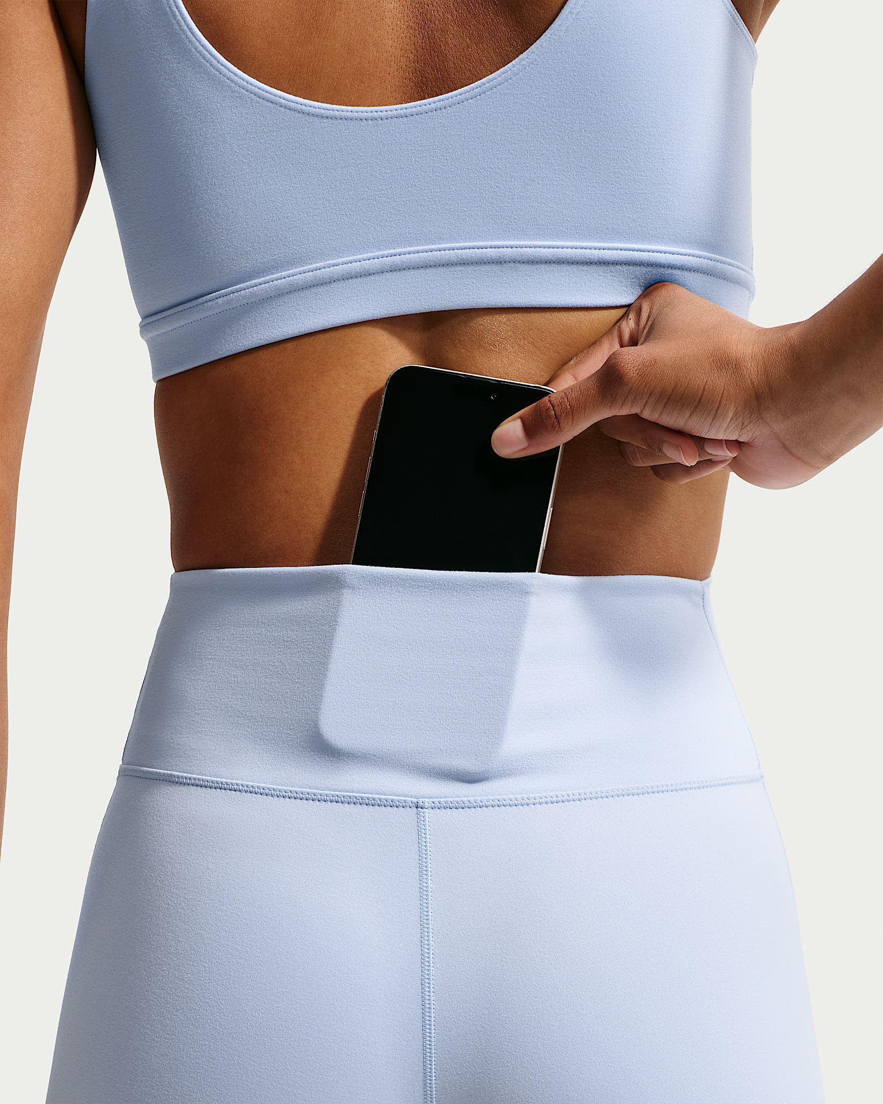 Nike One Bike Shorts mit hohem Bund für Damen (ca. 12,5 cm)