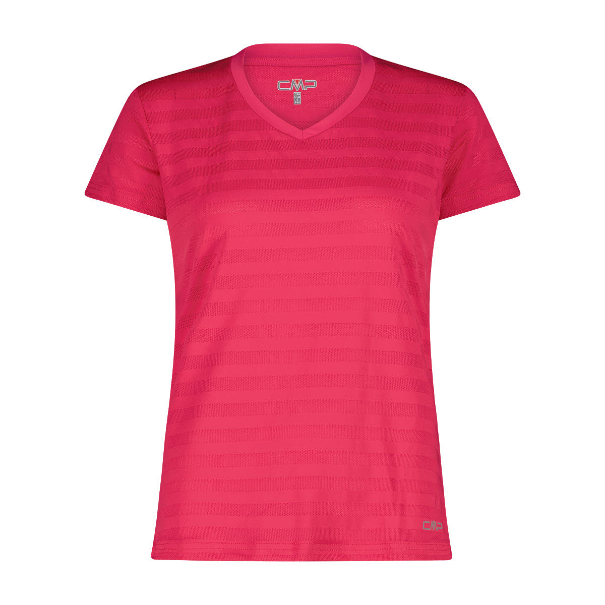 CMP Damen-T-Shirt mit horizontalen Mesh-Einsätzen