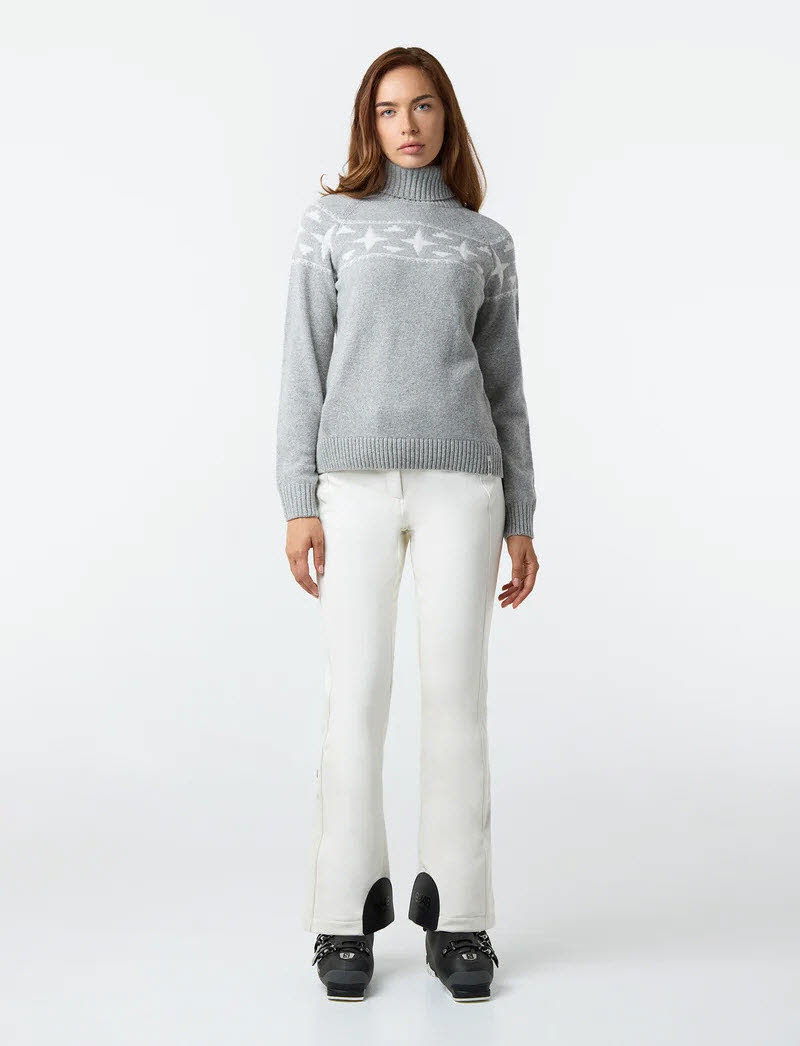 8848 Altitude Sage Wollrollkragenpullover