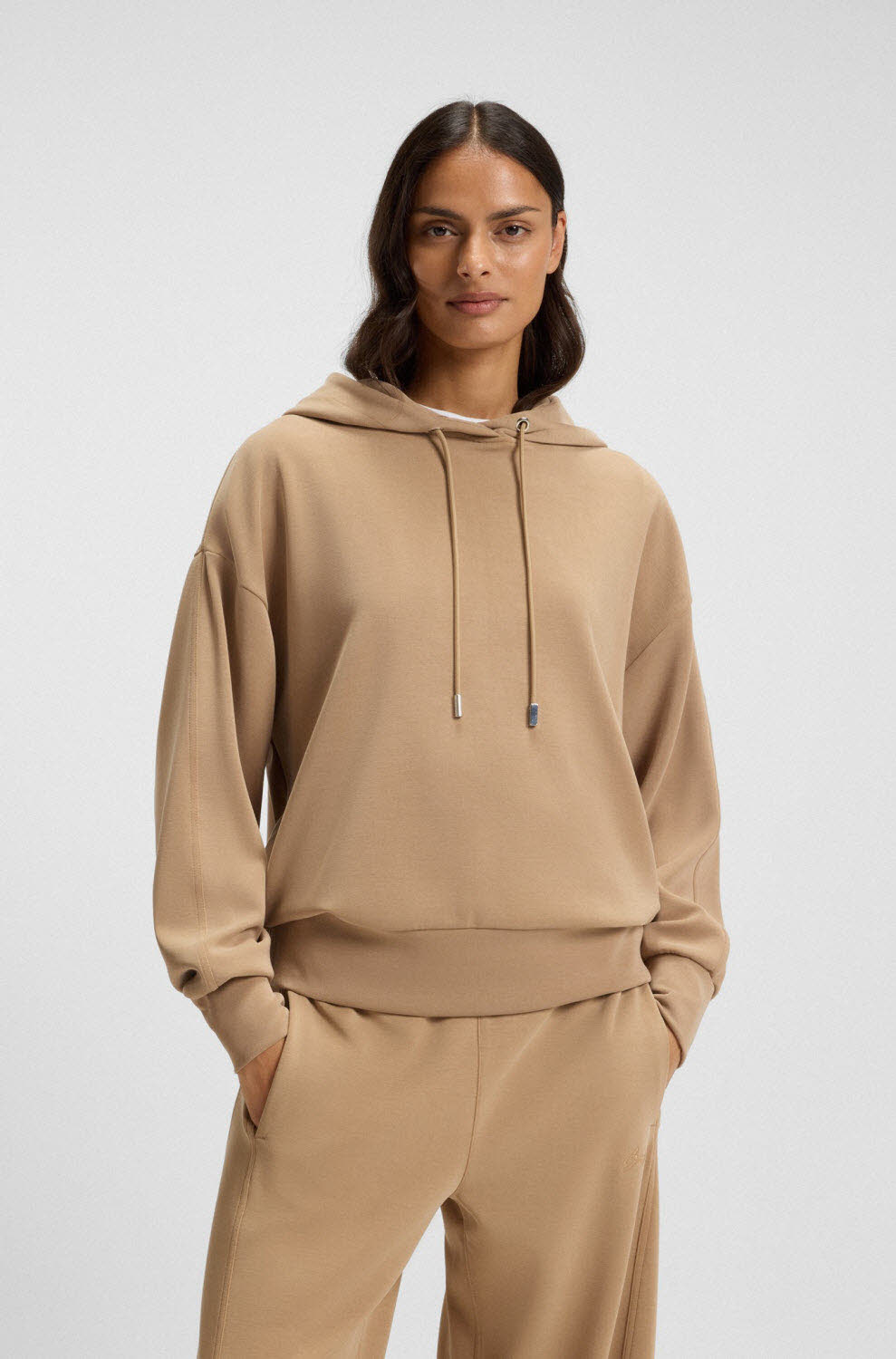 BOSS Oversized Hoodie mit handgeschriebenem Logo