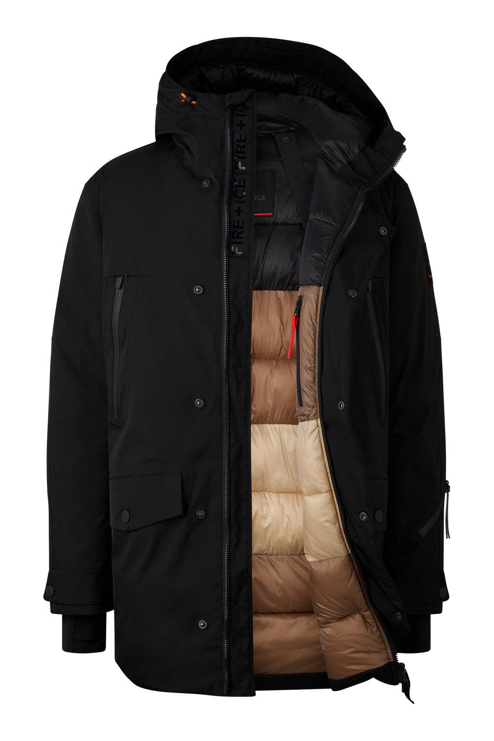FIRE+ICE Parka Jesper in Schwarz Bild 3