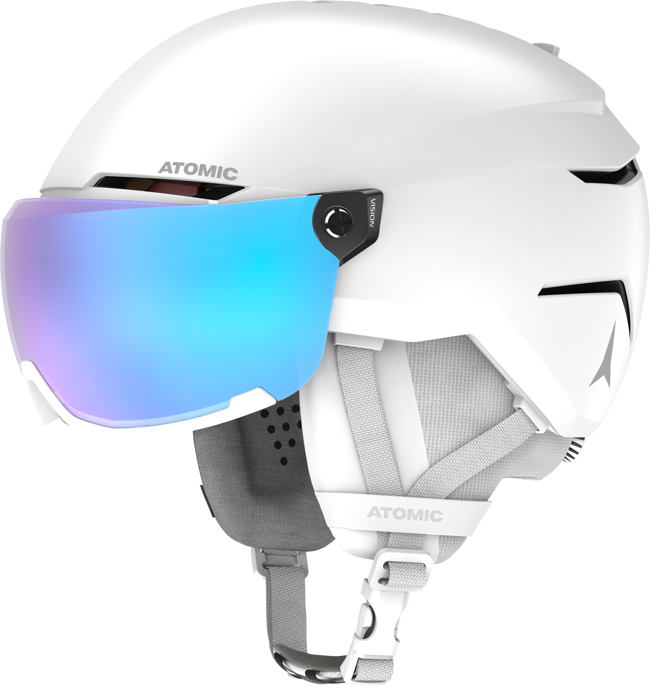 Atomic SAVOR VISOR STEREO White Heath Größe 51-55 Skihelm