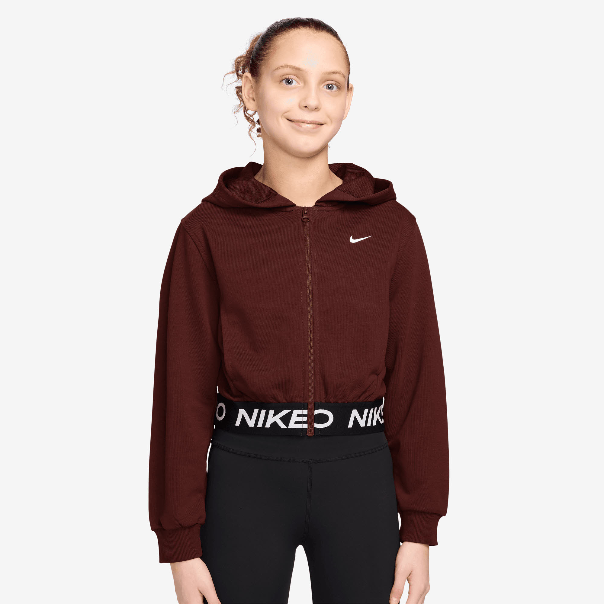 Nike Pro Fleece Dri-FIT-Kapuzenjacke (ältere Kinder) (Mädchen)