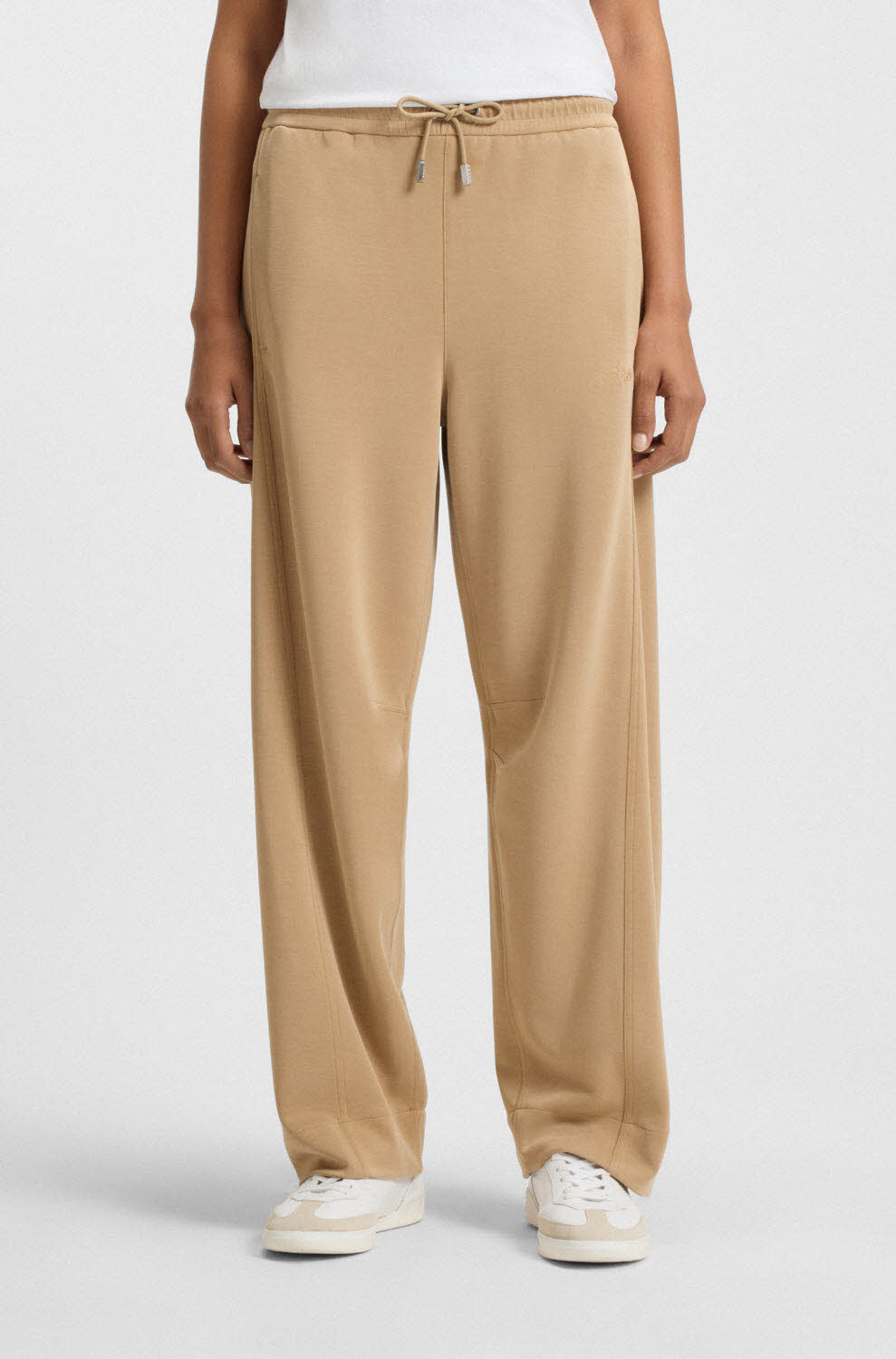 BOSS Ballonhose aus Stretch-Jersey mit Logo-Stickerei