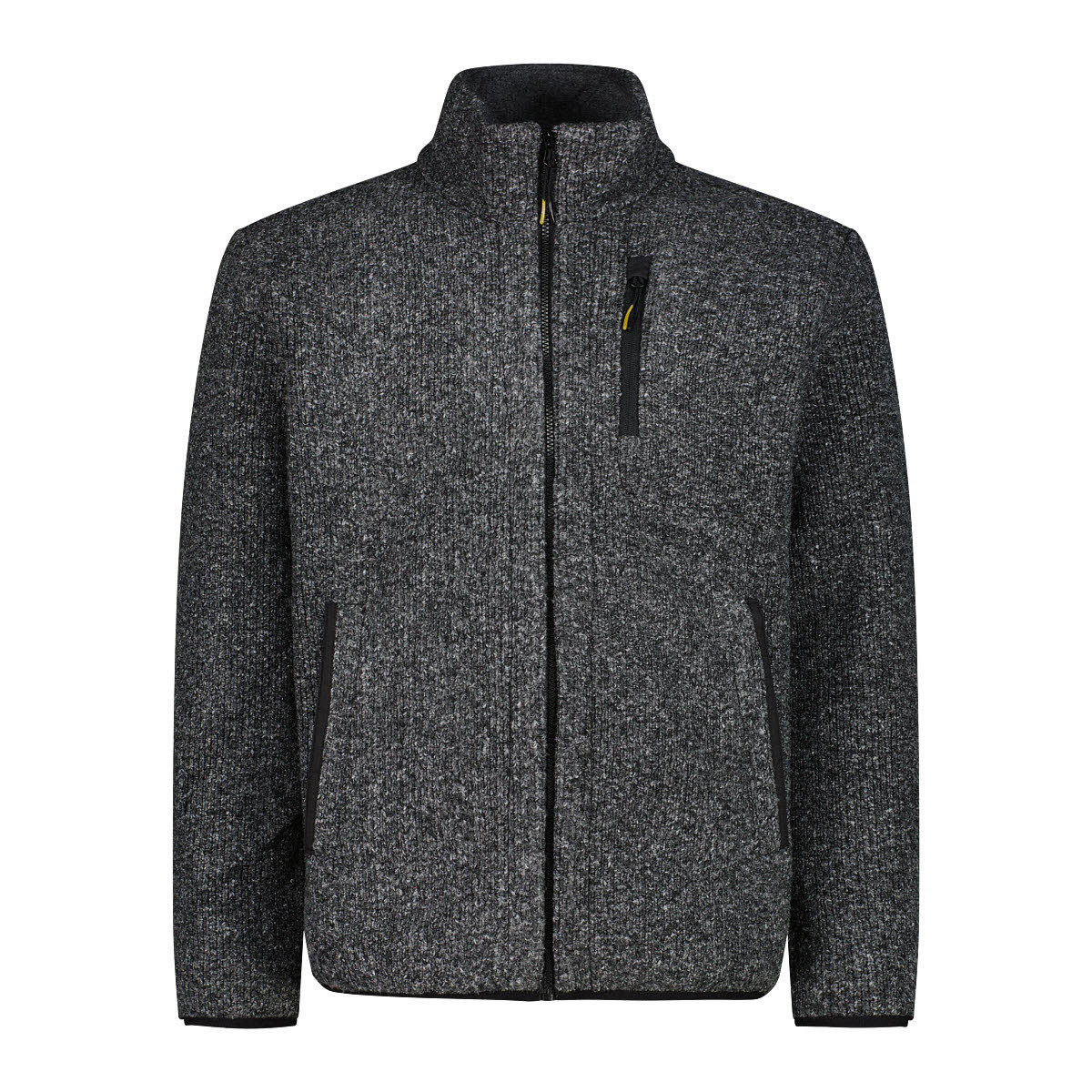 CMP Fleecegefütterte Herrenjacke aus recyceltem Polyester-Melange