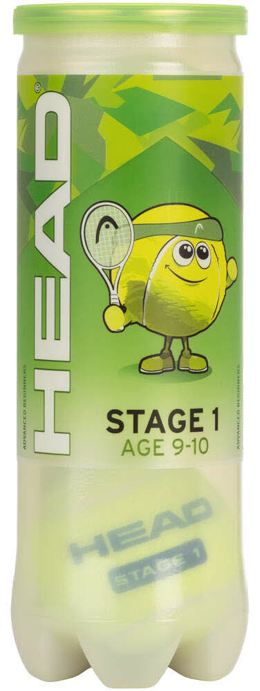 Head STAGE 1 - GREEN - Einzeldose mit 3 Tennisbällen