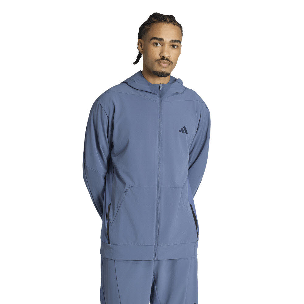Adidas D4T WORKOUT-HOODIE MIT DURCHGEHENDEM REISSVERSCHLUSS