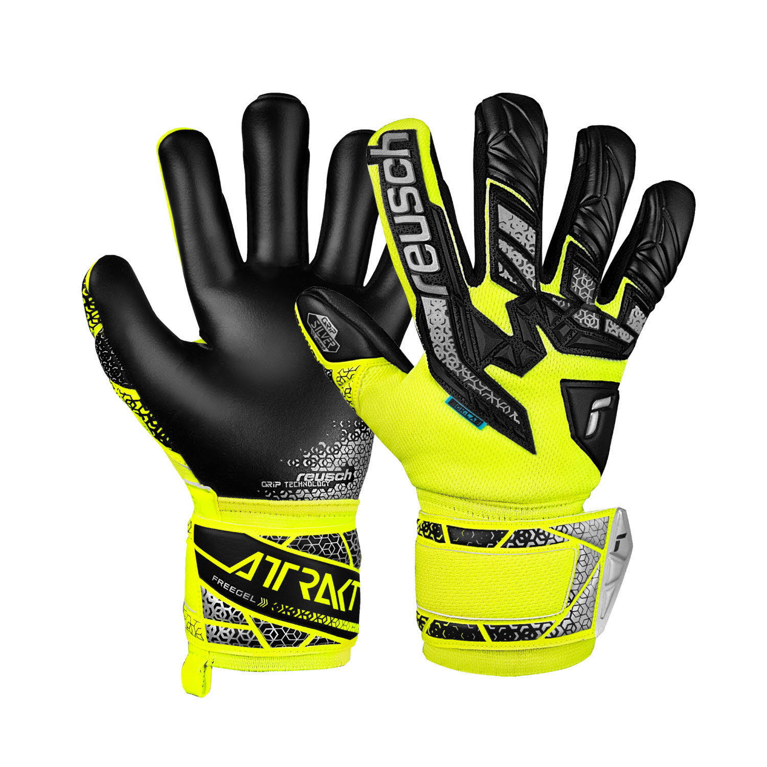 Reusch Attrakt Freegel Silver Junior Torwarthandschuh Kinder