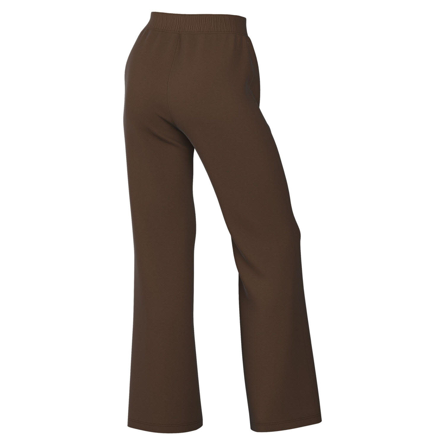 Nike Studio Fleece aus mittelschwerem Materia Damenhose mit mittelhohem Bund und offenem Saum