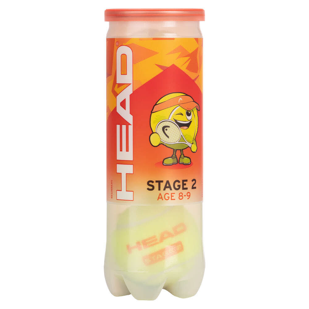 Head STAGE 2 - ORANGE - Einzeldose mit 3 Tennisbällen