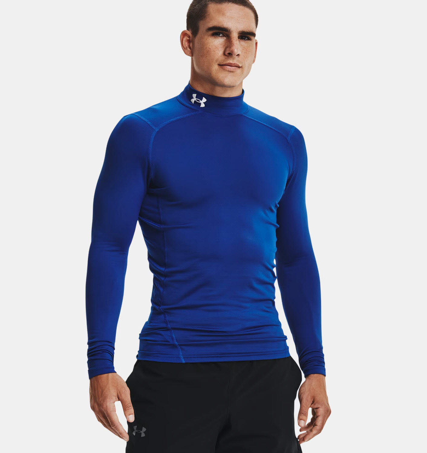 Under Armour ColdGear® Kompressionsshirt für Herren Mock für Herren