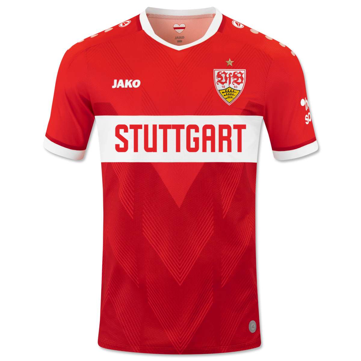 VfB Stuttgart Kids Auswärtstrikot rot 24/25