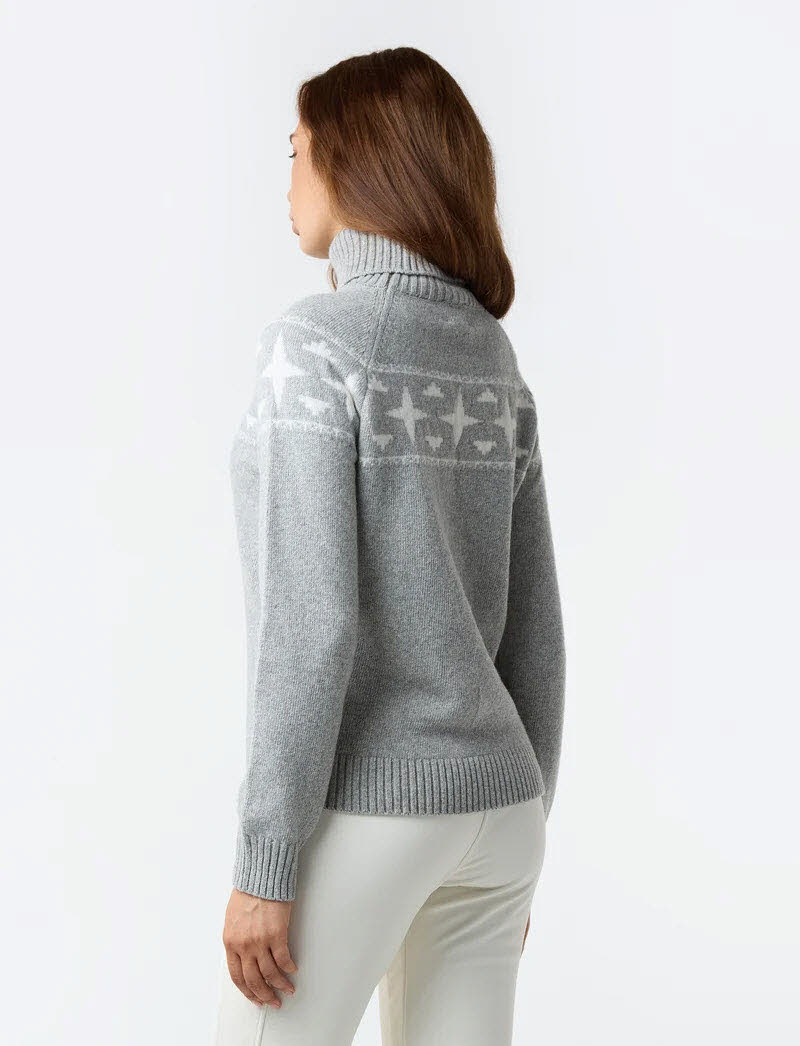 8848 Altitude Sage Wollrollkragenpullover