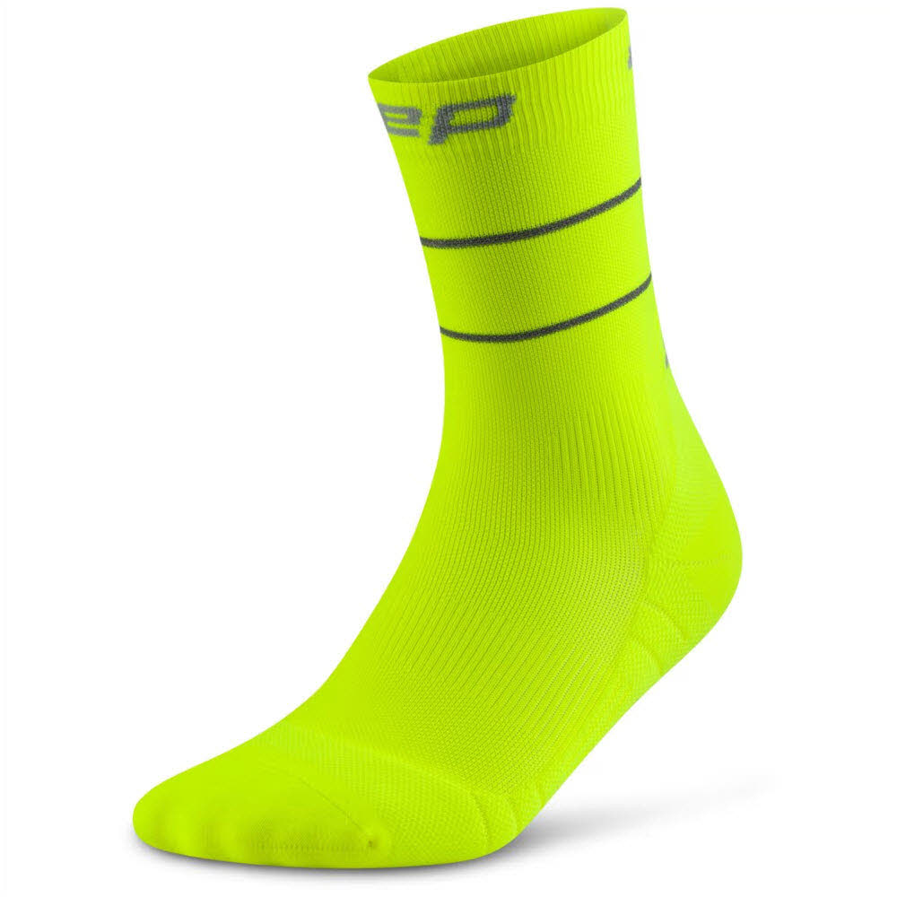 CEP pro run reflective socks, mid cut, men