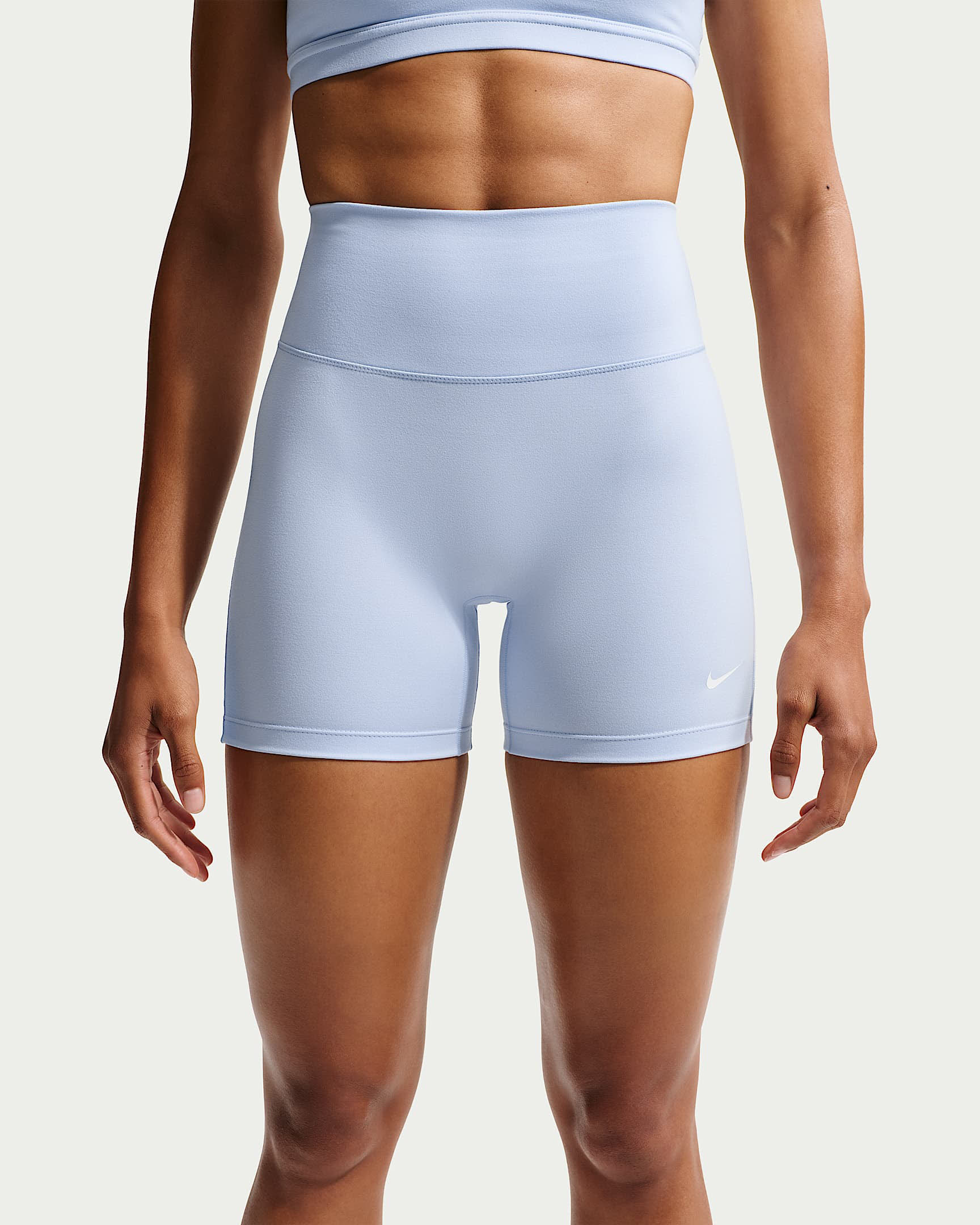 Nike One Bike Shorts mit hohem Bund für Damen (ca. 12,5 cm)