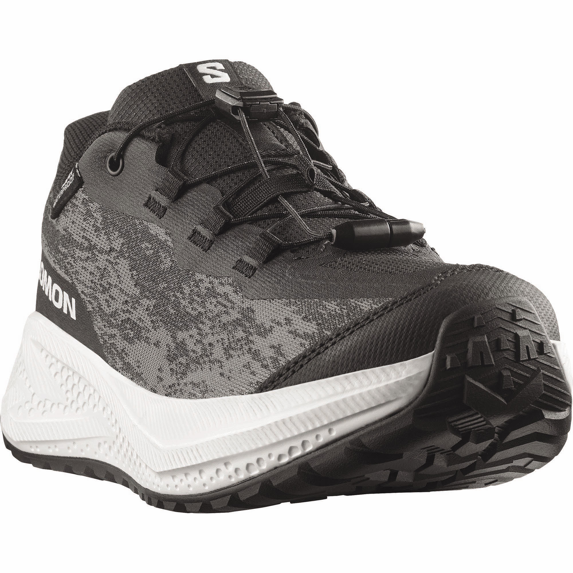 SHOES AERO GRVL WP J Black/White/Black