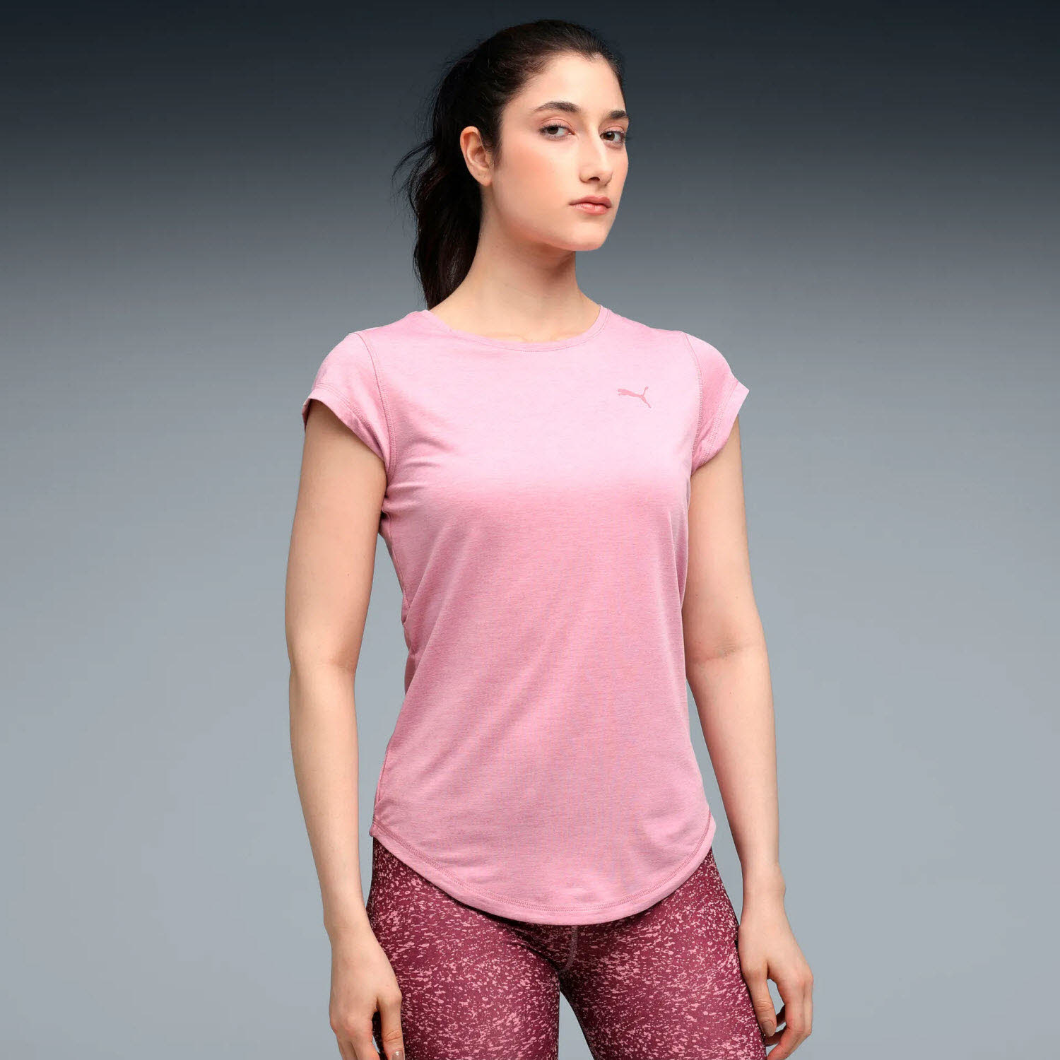Puma Cloudspun Heather Tee Damen