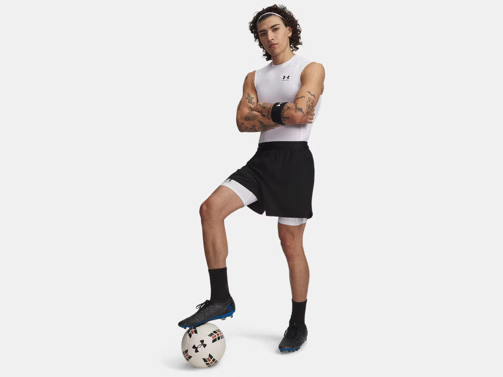 UnderArmour HeatGear Kompressions-Shorts (15 cm) für Herren