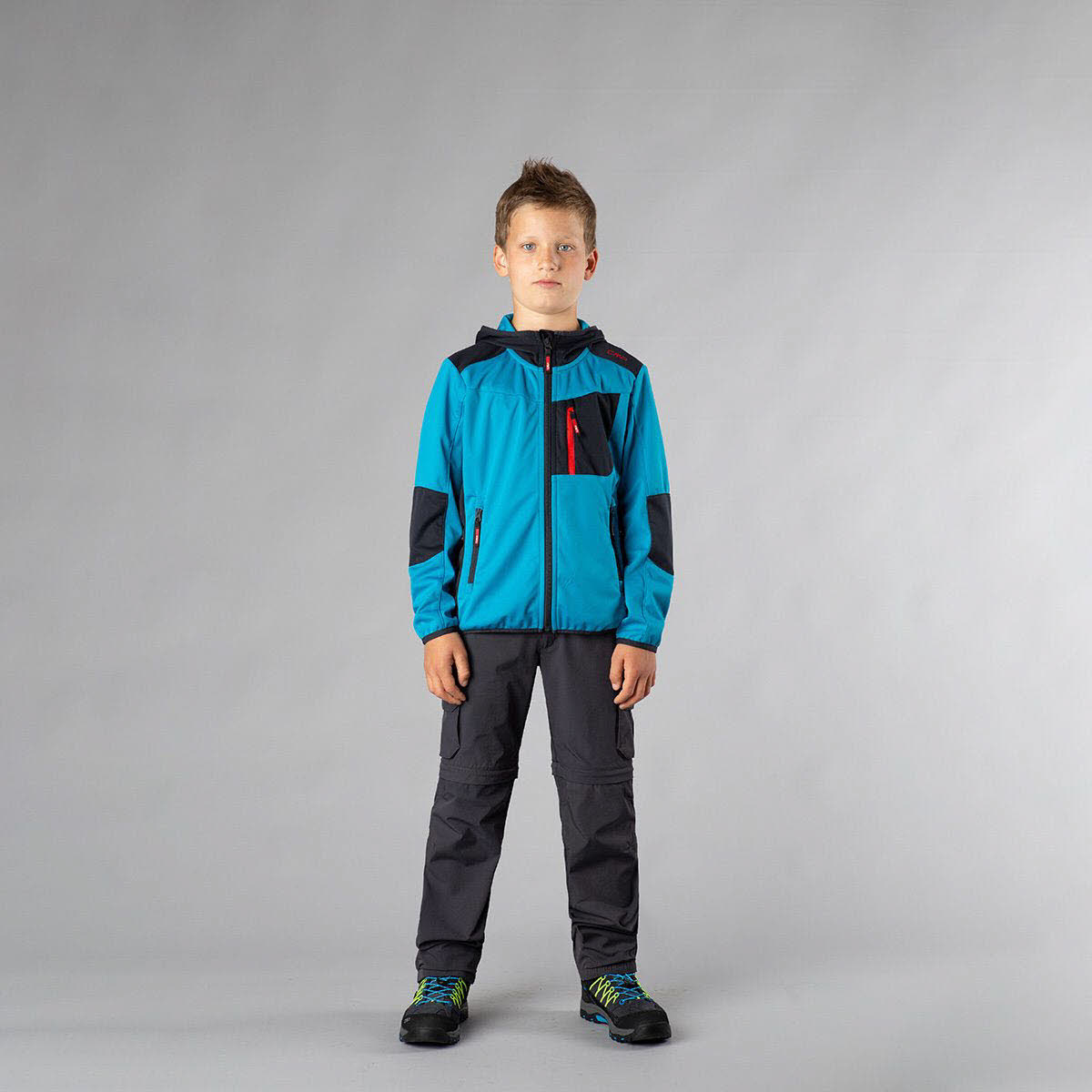 CMP Jungen Zip-Off-Stretch-Hose mit großen Seitentaschen